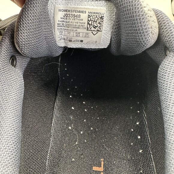 Merrell Womens Zion Waterproof WP Hiking Trail Sneakers Green Leather Size 9.5 - Picture 10 of 10